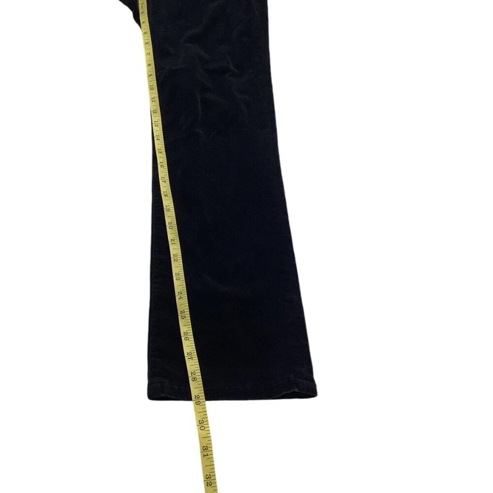 Lauren Ralph Lauren Dark Blue Velvety Mid-Rise Straight Leg Jeans Womens Size 2 - Picture 5 of 9